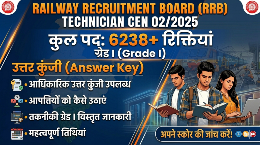 Railway RRB Technician CEN 02/2025 Answer Key
