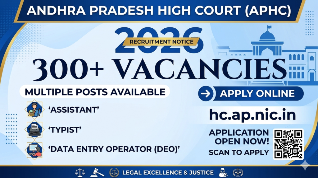 AP High Court (APHC) Recruitment 2026
