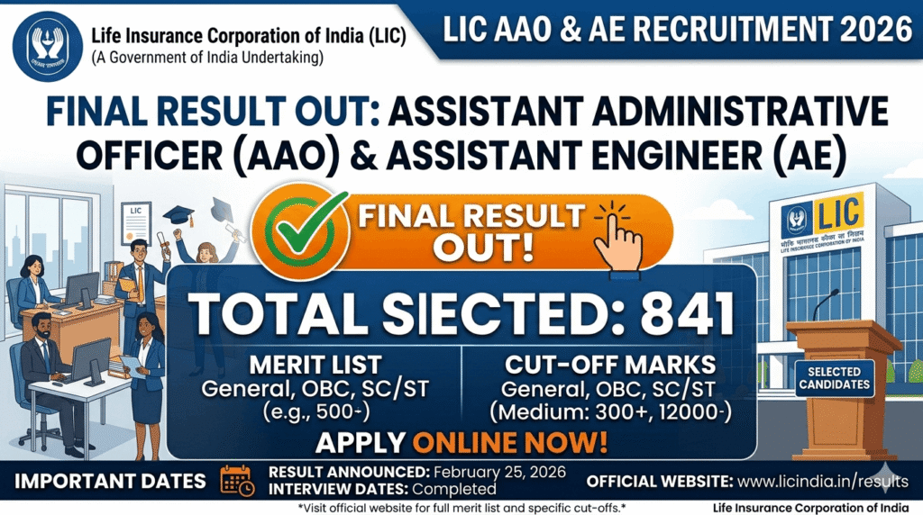 LIC AAO & AE Final Result