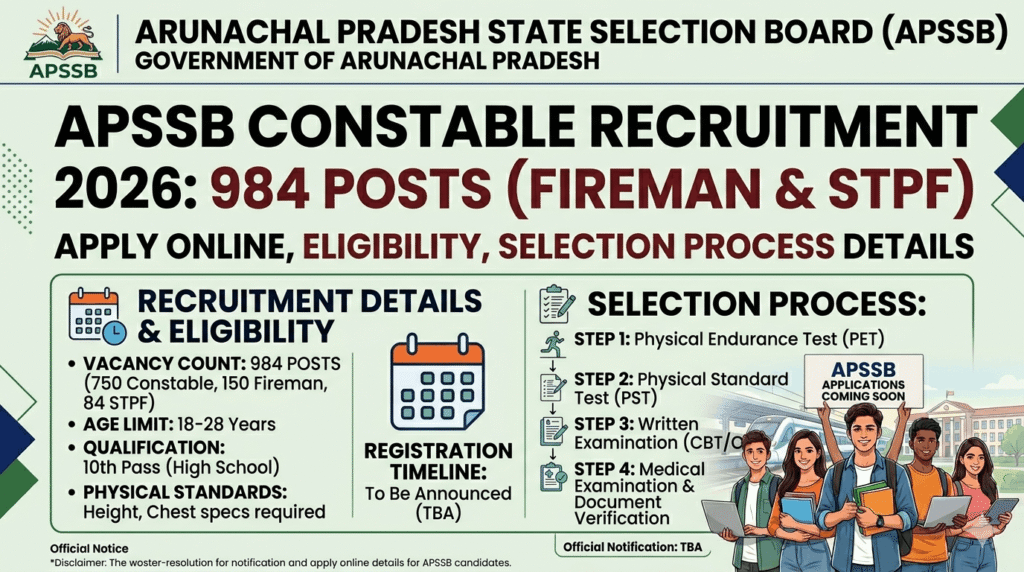 APSSB Constable Recruitment 2026