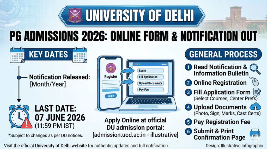 Delhi University PG Admissions